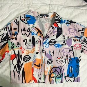 SHEIN Casual Button Down Shirt